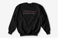 Not Paid Enough Embroidered Nurse Crewneck Sweatshirt| On Duty Off Filter Collection