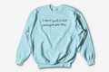 Not Paid Enough Embroidered Nurse Crewneck Sweatshirt| On Duty Off Filter Collection