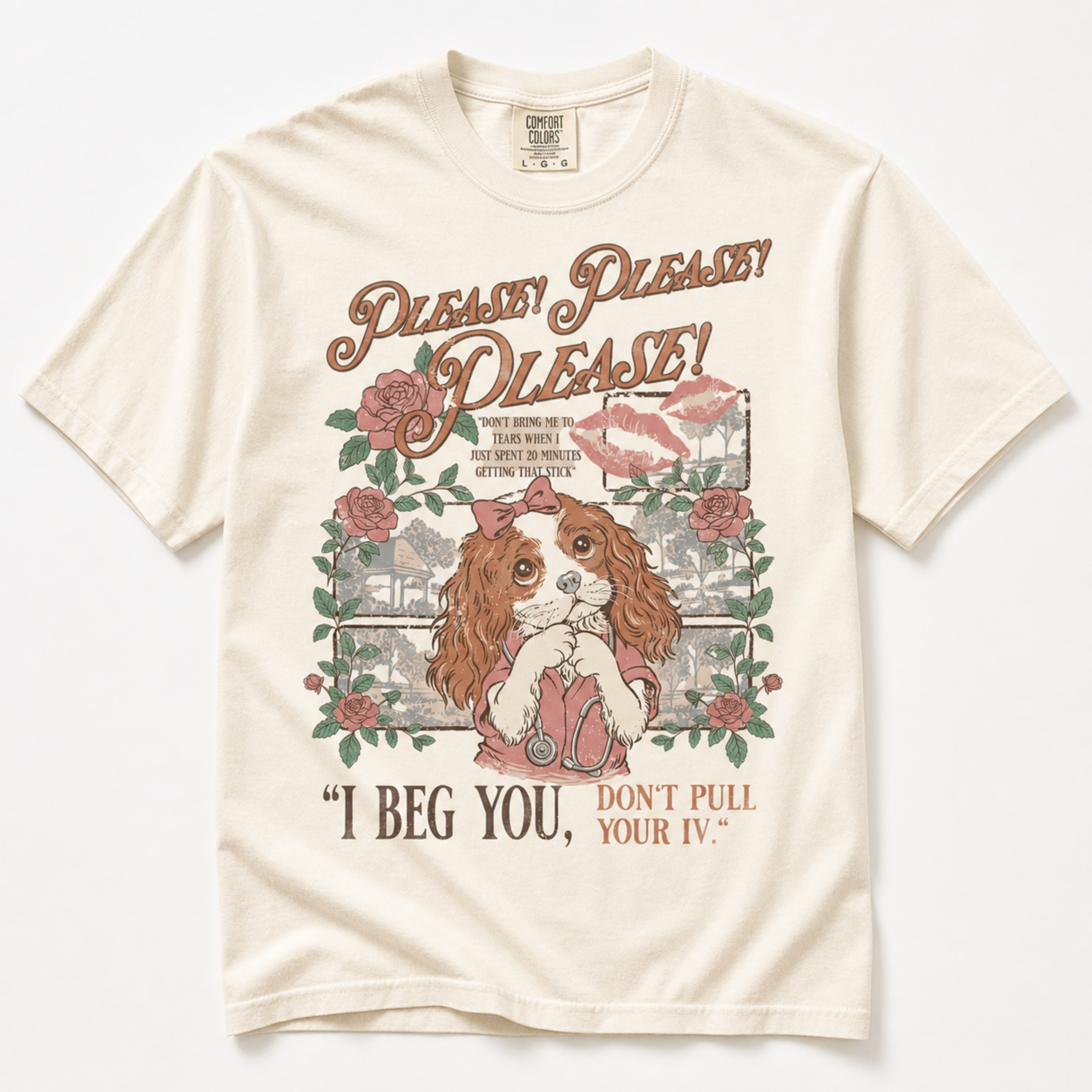 "Don't Pull Your IV" Cavalier Tee